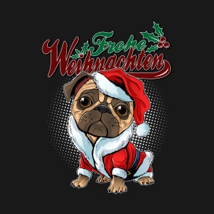 Frohe Weihnachten sweet pug T-Shirt