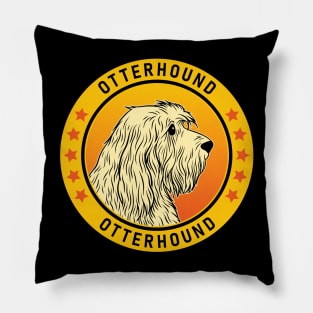 Otterhound Dog Portrait Pillow