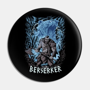 Viking Berserker Bear Warrior Norse Pagan Pin