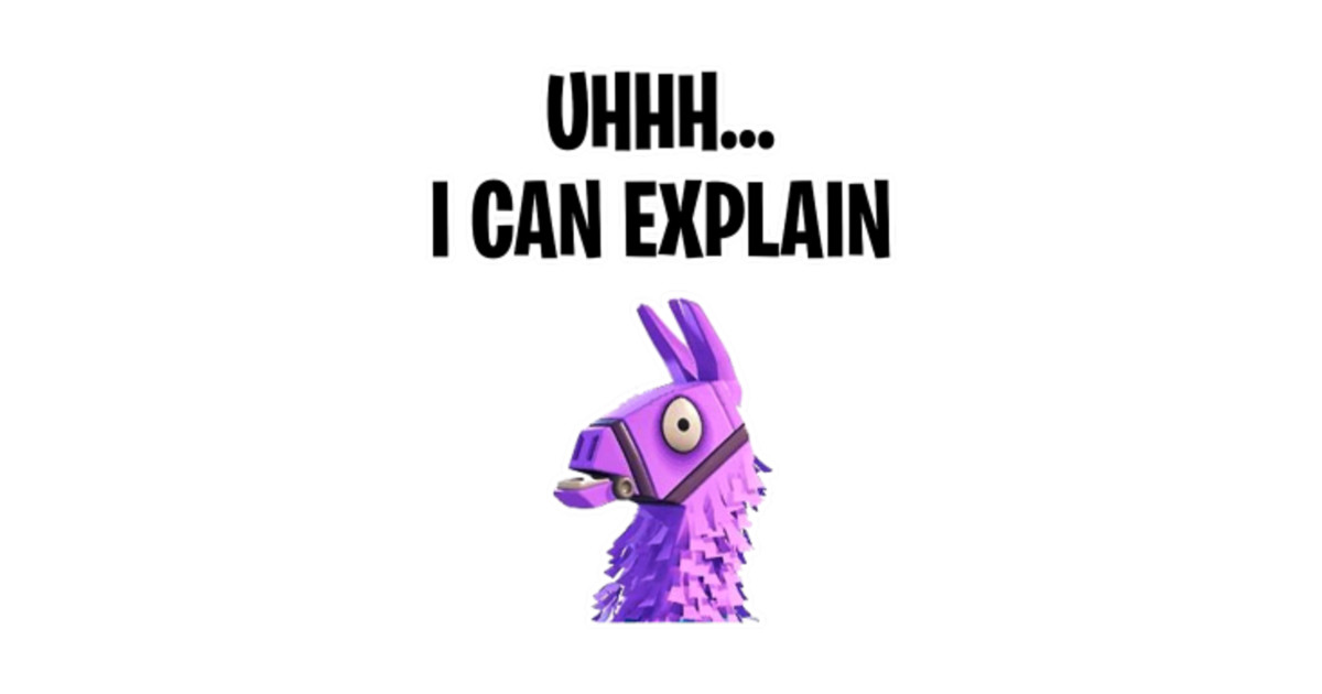 Fortnite Lama Fortnitellamalamaninjadr Lupouhuhhuhhh T Shirt - fortnite lama t shirt