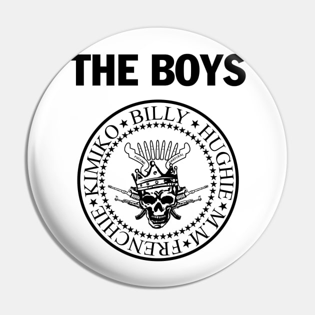 The Boys Band Alt Pin by RetroVania