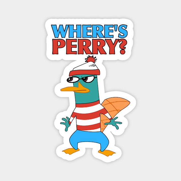 Where's Perry Waldo? Magnet by LuisP96