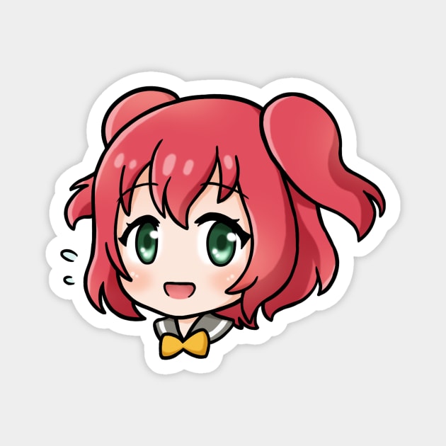 Aqours chibi - Ruby Magnet by koomalaama