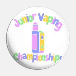 Junior vaping championships gen z satire meme joke Pin