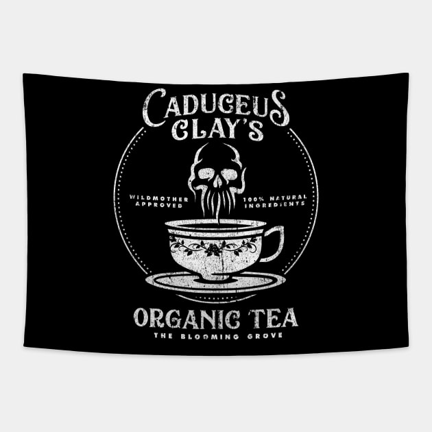 Clay's Organic Tea Tapestry by huckblade