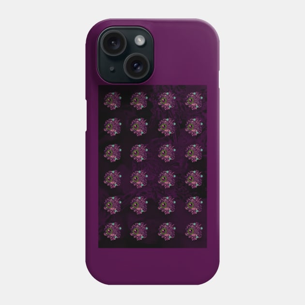 Pattern with Purple Jewelery Brooches Phone Case by mavicfe