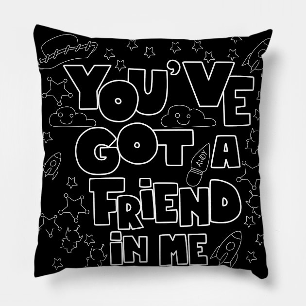 friends and friends Pillow by jorge_lebeau