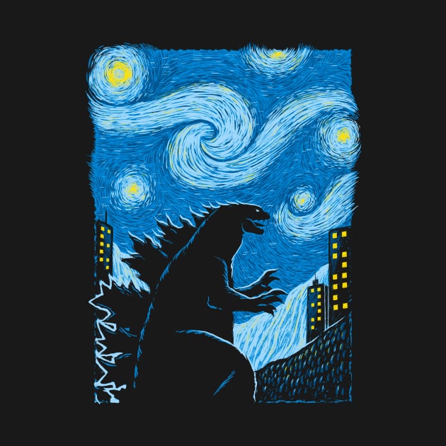 Gogh-Zilla by UmbertoVicente