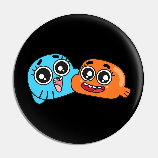 Gumball and Darwin Pin by Plushism