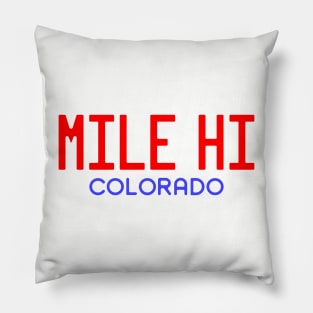Mile High Colorado Tee Pillow