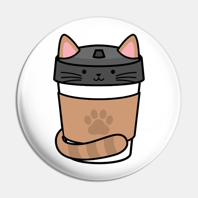 Cute cat coffee cup Pin by ArtDesignDE