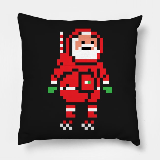 Rocket boot Santanaut Pillow by SevenHundred