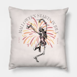 Halloween starts in July Pillow