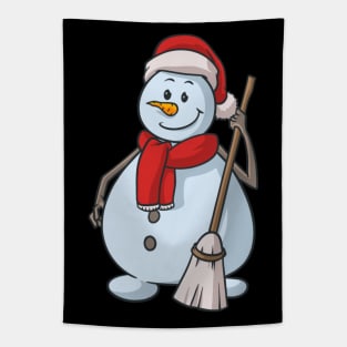 Snowman Winter Snow Christmas Xmas 2 Tapestry