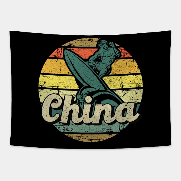 China surf Tapestry by SerenityByAlex