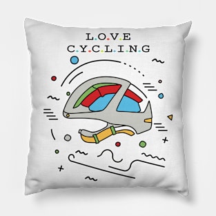 Love Cycling Pillow