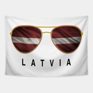 Latvia Sunglasses, Latvia Flag, Latvia gift ,  Latvian , Tapestry