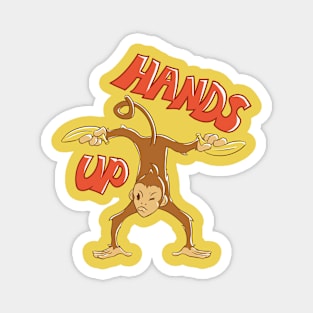 hands up monkey Magnet