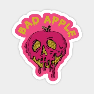 Bad Apple. Pink + Yellow Magnet