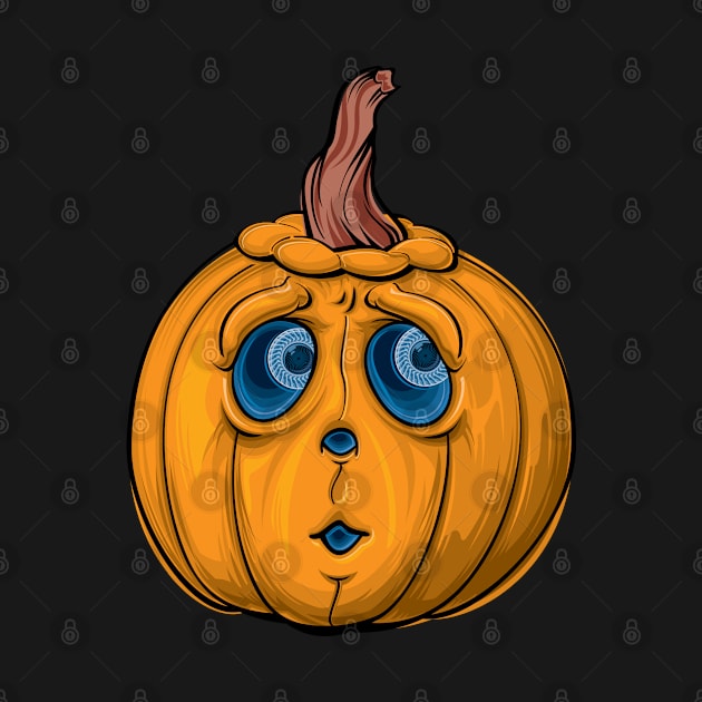 Halloween Blue Eye Pumpkin by holidaystore