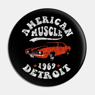 American Muscle Car 1969 Classic Pin