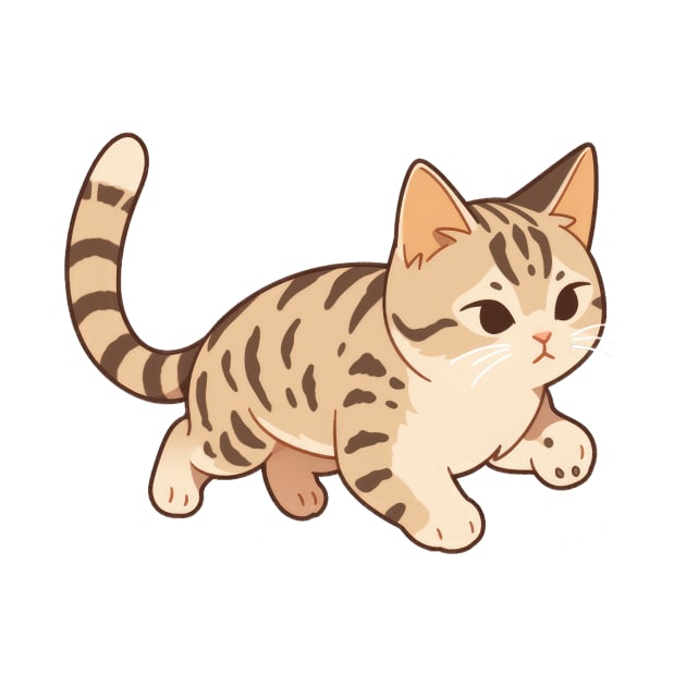 Cute American Shorthair Cat by SundayDonuts