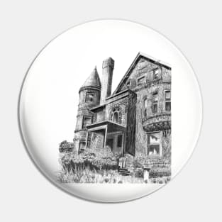 Historic building New Haven Connecticut Pin