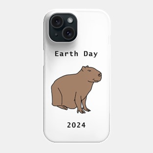 Earth Day 2024 Capybara Phone Case