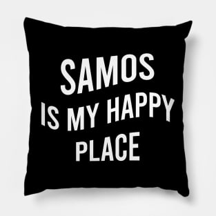 Samos is my happy place Pillow