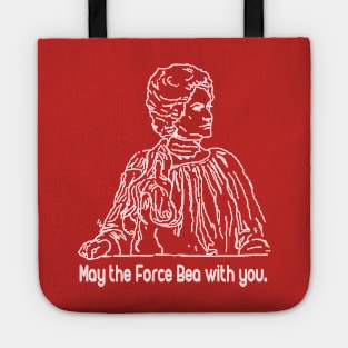 May the Force Bea with You - White Tote