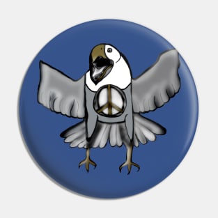 Peace Bird Pin