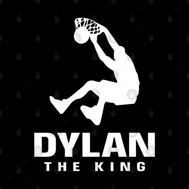 Dylan Custom Player Basketball Your Name The King by Baseball Your Name