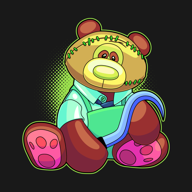 Horror Teddy Bear 6 by ArtisticDyslexia