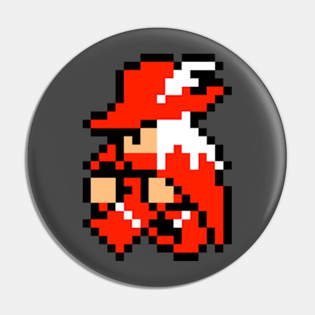 Red Spell Caster Pin by winsarcade