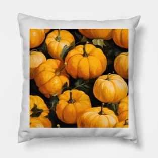 Pumpkin Pattern 16 Pillow