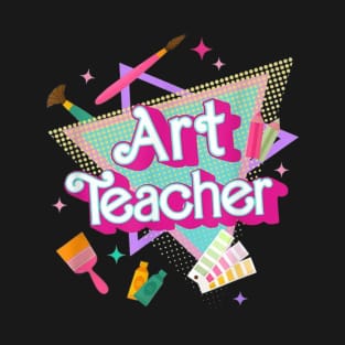 Art Teacher Retro Style T-Shirt