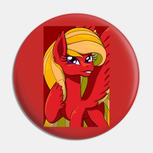 Ruby Pegasus Pin