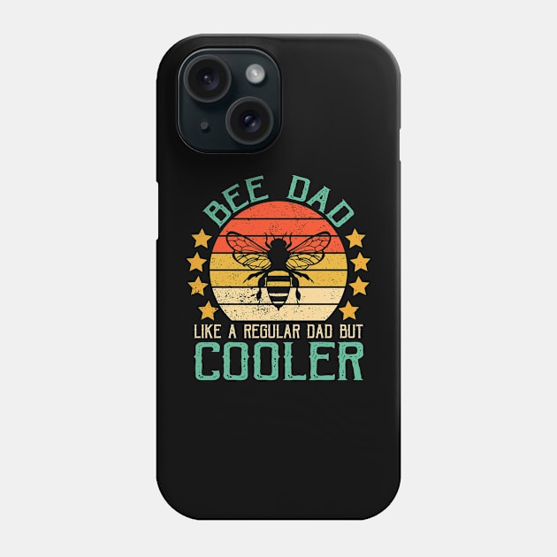 Bee Dad Beekeeper Funny Beekeeping Father's Day Phone Case by Wakzs3Arts