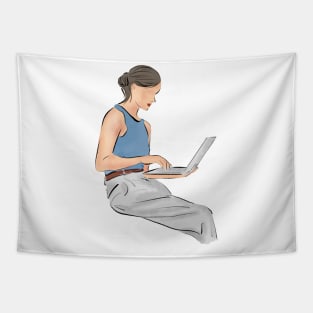 Businesswoman Tapestry