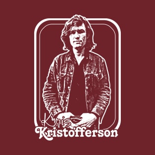 Kris Kristofferson / Original Retro Style Fan Design T-Shirt