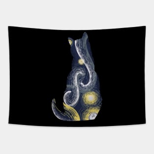 Starry Cat Tapestry