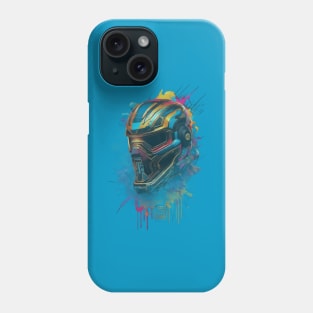 Futuristic Gamer Helmet Phone Case