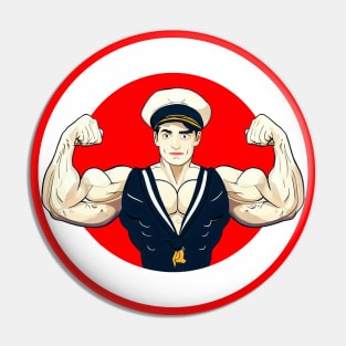 A beefy sailor Pin