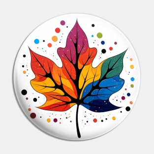 Funky Maple Leaf Pin