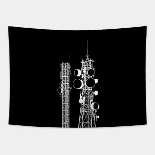 Communication Towers Tapestry