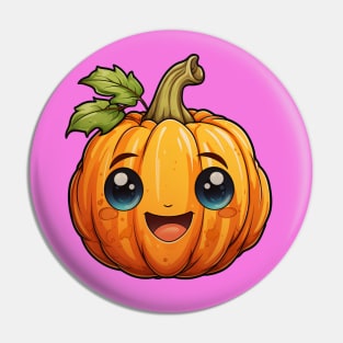 Cute Happy Pumpkin 003 Pin