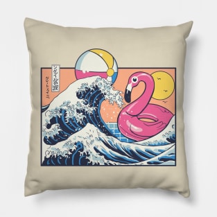 Great Wave at the Pool Pillow