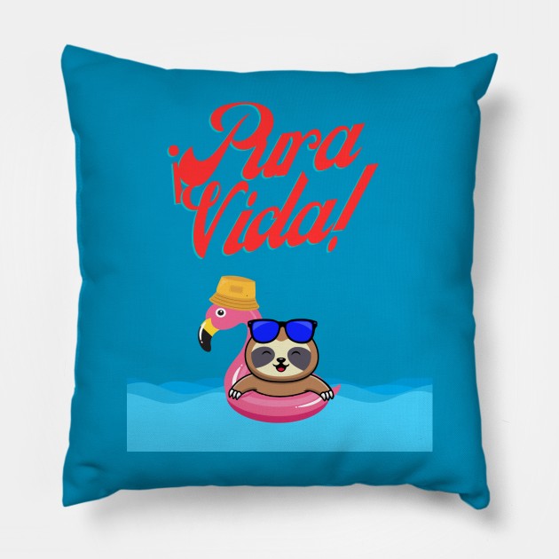 Pura Vida Pillow by Space City Nicoya