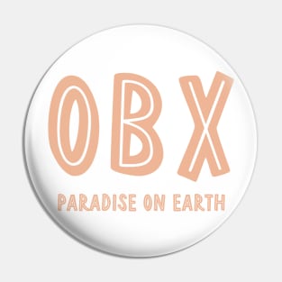 OBX - Paradise on Earth (Orange) Pin