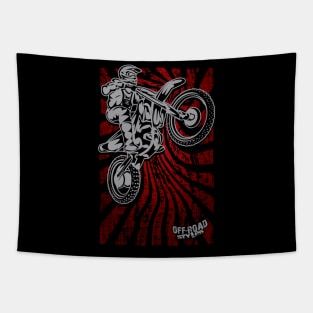 RED DIRTBIKER Tapestry